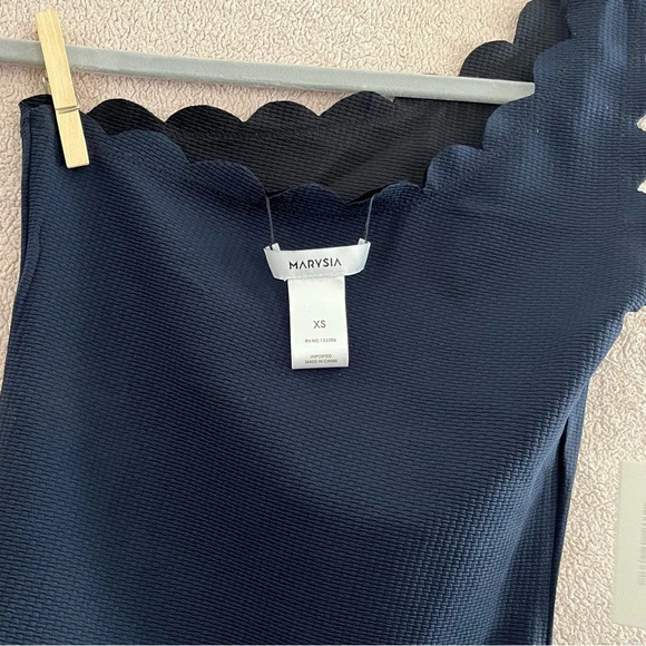 Marysia Black/Navy Blue Santa Barbara Reversible One-Piece Swimsuit-Women’s XS - Picture 13 of 15